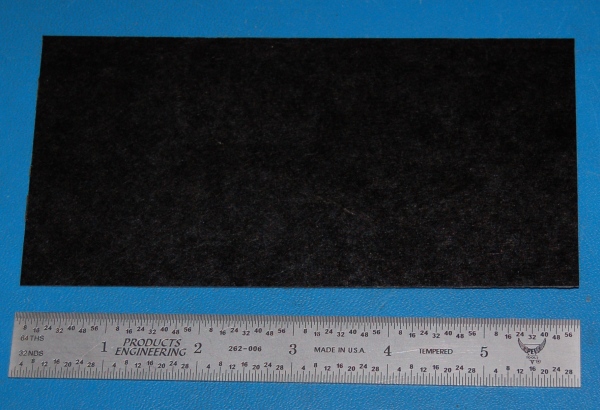Garolite Sheet XX, .032" (0.8mm), 6x3" (Black)