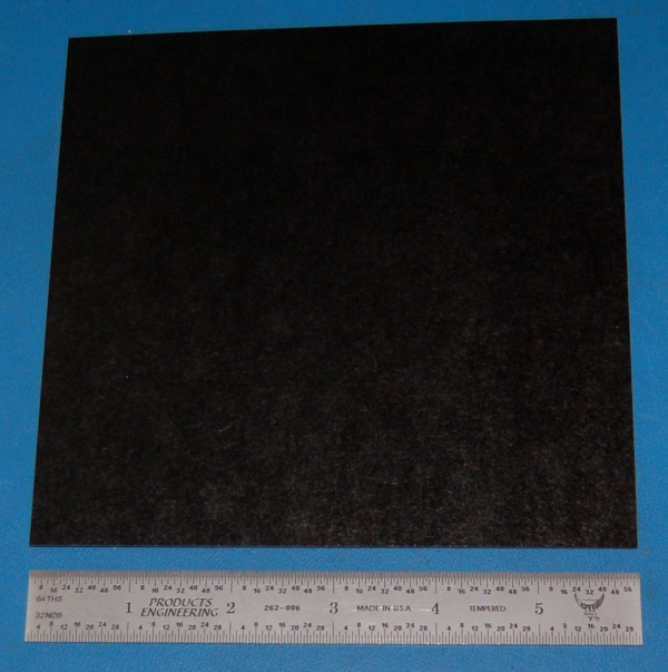 Garolite Sheet XX, .032" (0.8mm), 6x6" (Black)