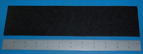 Garolite Sheet XX, .063" (1.6mm), 12x3" (Black)