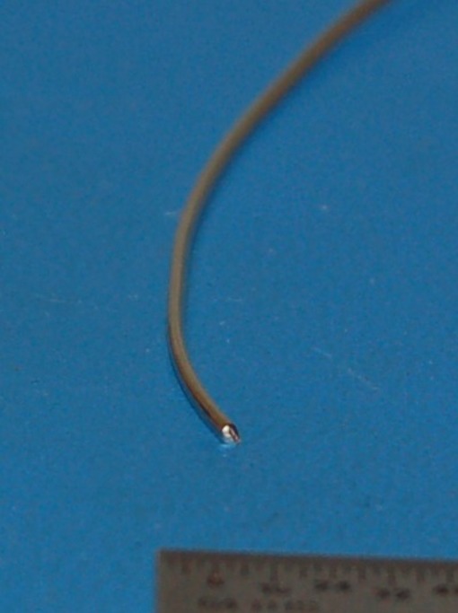 Silver Brazing Wire, Nickel-Bearing, .047" (1.2mm) x 1' (Cut to Length)