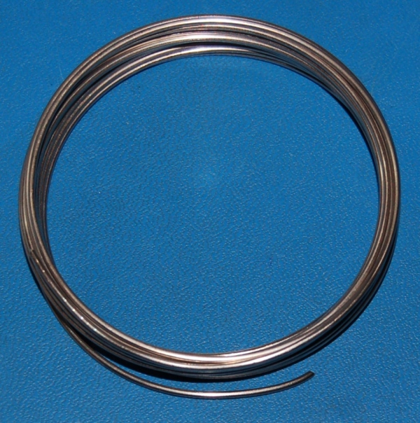 Nickel Wire, Pure, 1.5mm (.059") x 10'