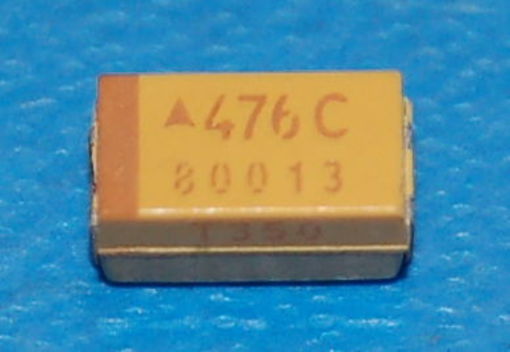 AVX TRJ Capacitor, Tantalum, 47µF, 16V