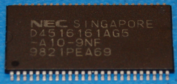 NEC Flash Memory D45161AG5-A10-9NF, TSOP-50