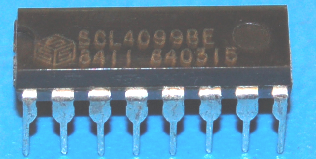 4099B Loquet Adressable à 8-Bits, DIP-16