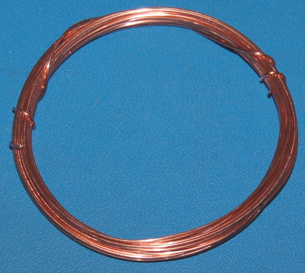 Solid Bare Copper Wire #14 (.064" / 1.63mm) x 10'