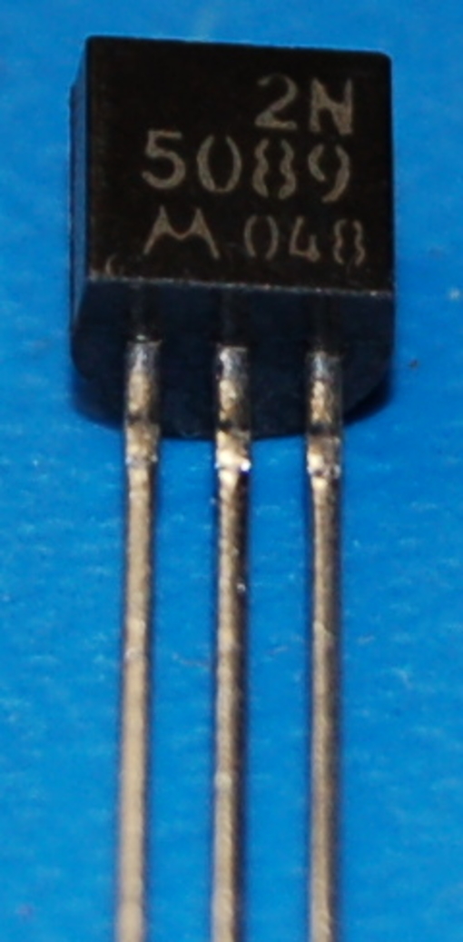 2n5089 NPN Transistor, 25V, 50mA, TO-92