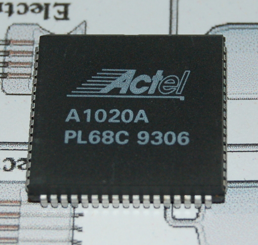 Actel A1020A-1PL68C 1.2nm FPGA, 2000 Gates, PLCC-68
