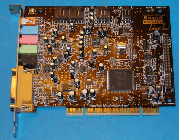 Sound Blaster Live 5.1 Emu10k1 Sound Card