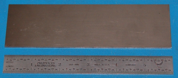 Molybdenum Sheet, .062" (1.6mm), 6x2"