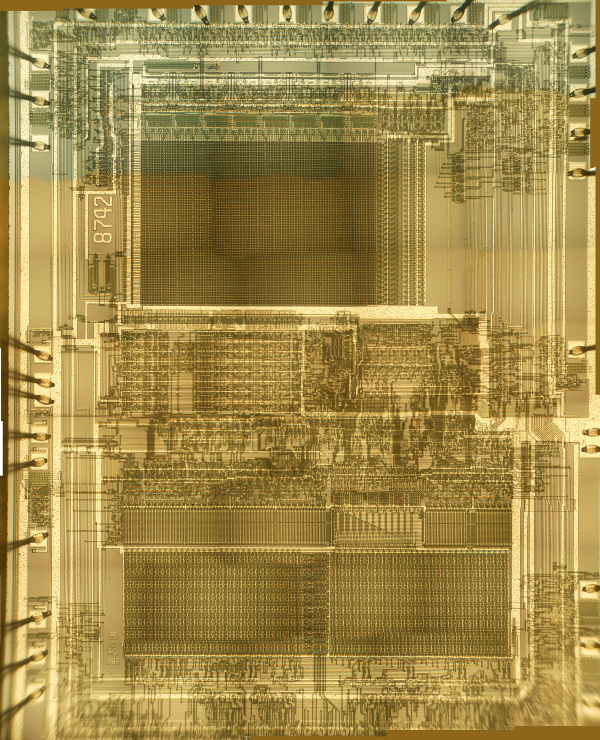 D8742 iNTEL 8-Bit Microcontroller-Microcomputer 2k EPROM CerDIP 1982 Lot of 2 