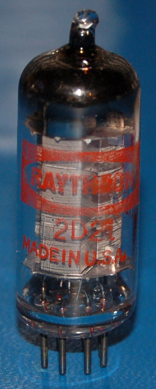 2D21 / 5727 Gas Thyratron Tube - Click Image to Close