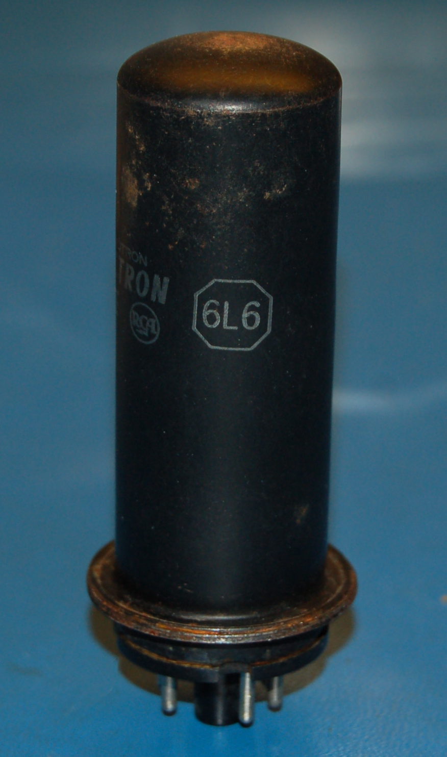 6L6 Beam Power Pentode Tube, Metal - Click Image to Close