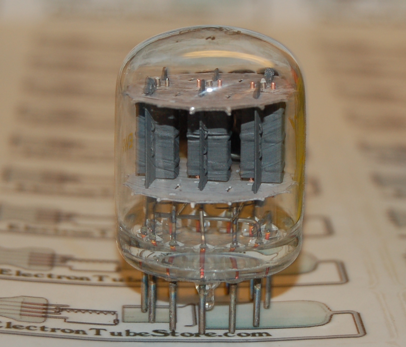 6U10 triple triode tube - Click Image to Close