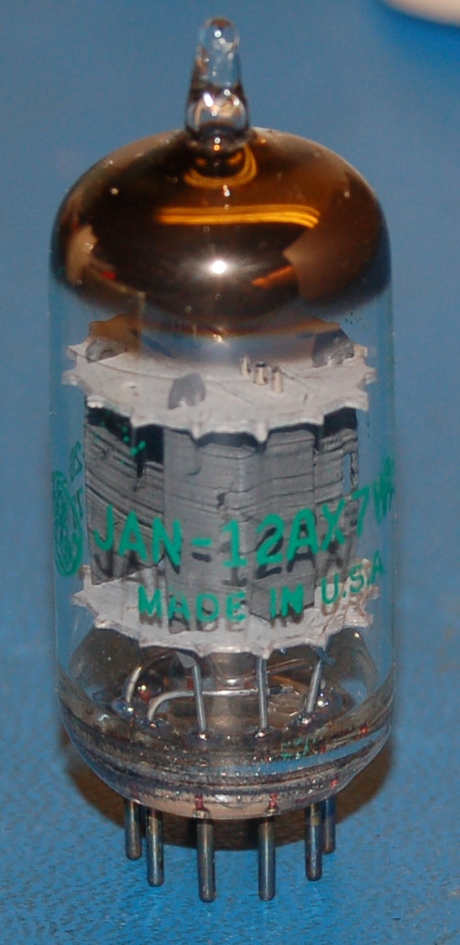 JAN 12AX7WA High-Mu Twin Triode Tube - Click Image to Close