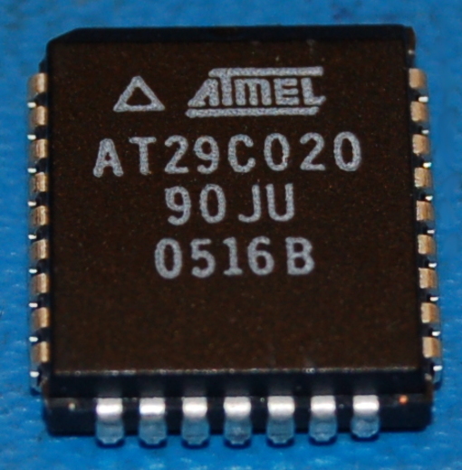 AT29C020-90JU Flash Memory, 2Mb (256K x 8), PLCC-32